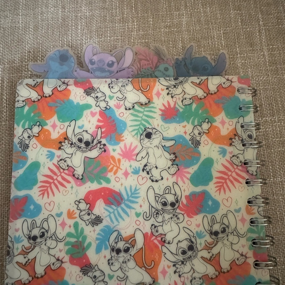 Disney Stitch Spiral Tab Journal/Notebook - Picture 9 of 9
